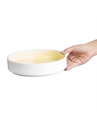 Bols Olympia Fondant Jaunes 215 mm - lot de 4