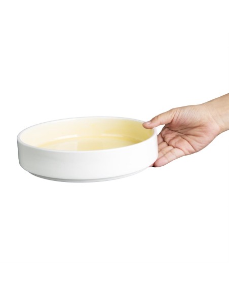 Bols Olympia Fondant Jaunes 215 mm - lot de 4