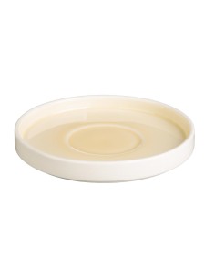 Soucoupes Olympia Fondant jaunes 152mm - lot de 6