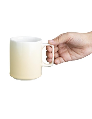 Tasses Olympia Fondant jaunes 340ml - lot de 6