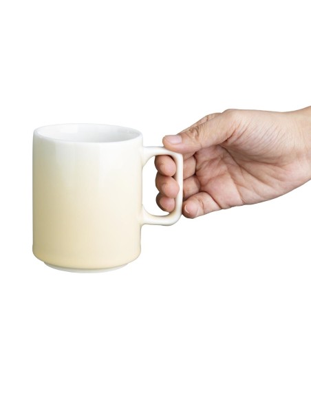 Tasses Olympia Fondant jaunes 340ml - lot de 6