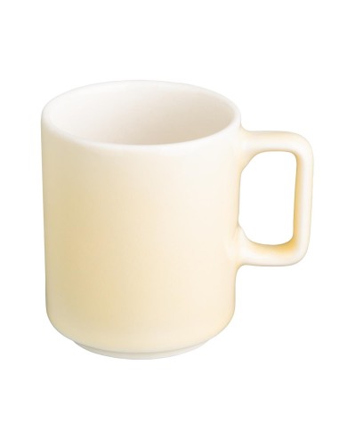 Tasses Olympia Fondant jaunes 170 ml - lot de 6