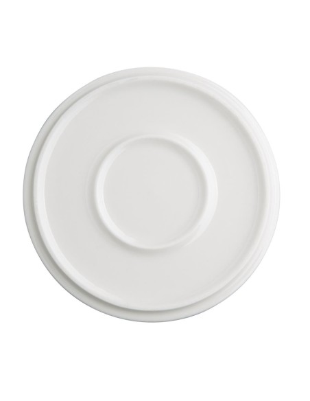 Soucoupes Olympia Fondant jaunes 135mm - lot de 6