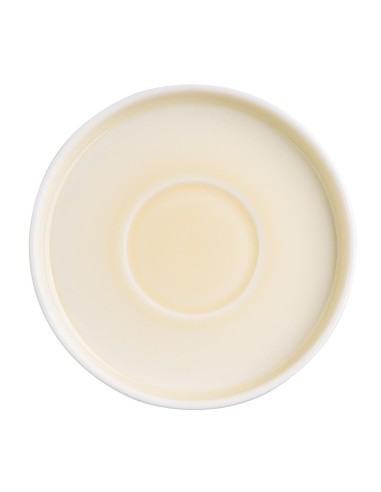 Soucoupes Olympia Fondant jaunes 152mm - lot de 6