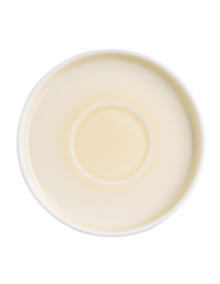 Soucoupes Olympia Fondant jaunes 152mm - lot de 6