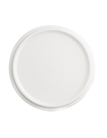 Soucoupes Olympia Fondant jaunes 115mm - lot de 6