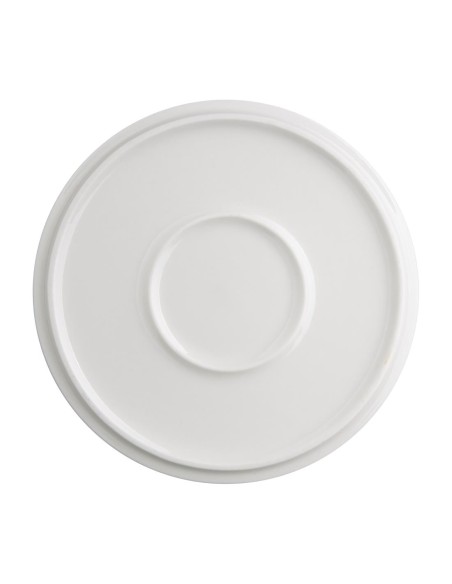 Soucoupes Olympia Fondant jaunes 152mm - lot de 6