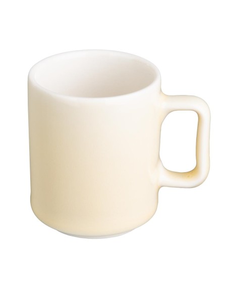 Tasses Olympia Fondant jaunes 85,5ml - lot de 6