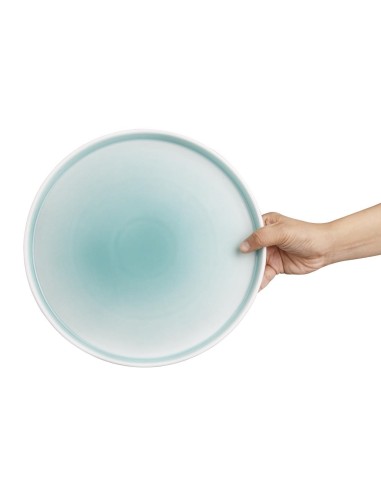 Assiettes Olympia Vertes 270mm - Lot de 4