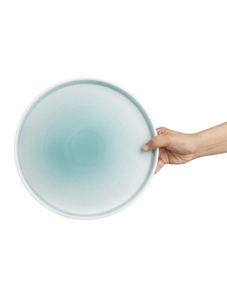 Assiettes Olympia Vertes 270mm - Lot de 4