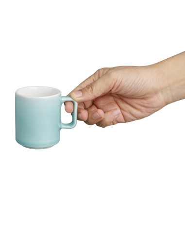Tasses Olympia Fondant vertes 85,5ml - lot de 6