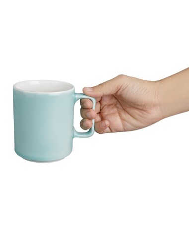 Tasses Olympia Fondant vertes 340ml - lot de 6