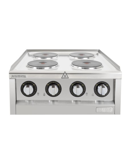 Table de cuisson électrique 4 feux Buffalo Série 600 - 7 kW