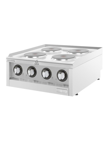 Table de cuisson électrique 4 feux Buffalo Série 600 - 7 kW