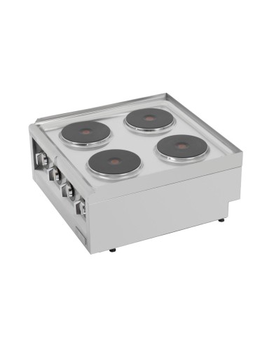 Table de cuisson électrique 4 feux Buffalo Série 600 - 7 kW