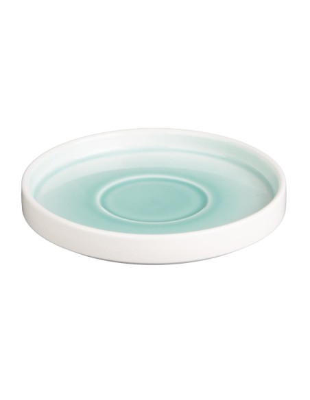 Soucoupes Olympia Fondant vertes 152 mm - lot de 6