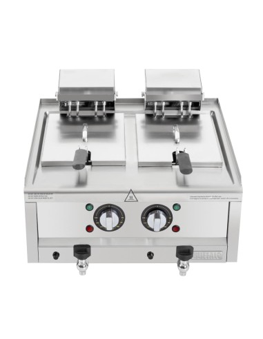 Friteuse électrique double Buffalo 2x8L - 12 kW