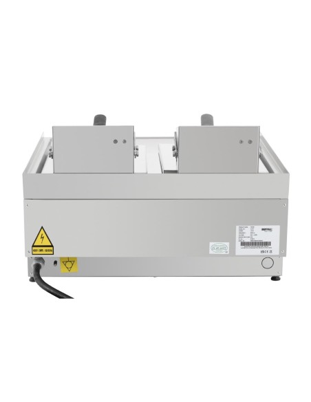 Friteuse électrique double Buffalo 2x8L - 12 kW