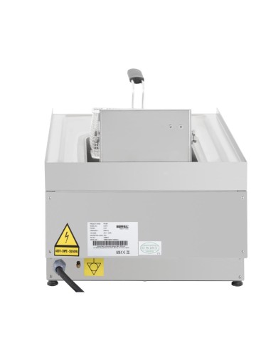 Friteuse Buffalo Série 600 8L - 6 kW, inox, sécurité thermique