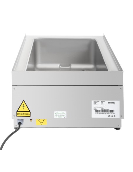 Bain-marie Buffalo Serie 600 GN 1/1 - 1,5 kW