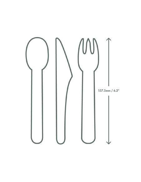 Couteaux en papier compostables Vegware - Lot de 1000