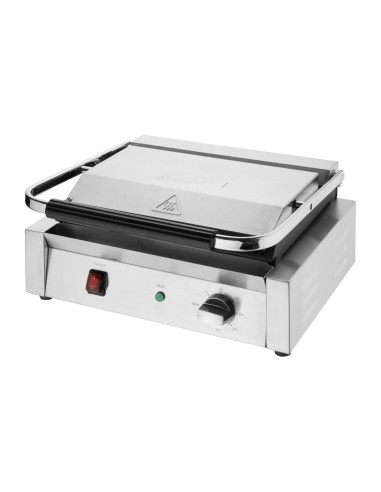 Grand gril de contact Buffalo Bistro 2,2 kW - Argent