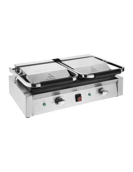 Buffalo Bistro Grill double contact - 2,9 kW - Inox