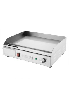 Plancha électrique Buffalo 2,2kW en acier poli - 520x330mm