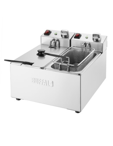 Friteuse double Buffalo 2x3L - 2 kW
