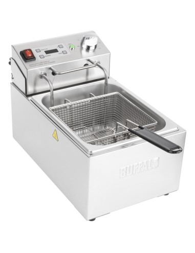 Friteuse électrique Buffalo 5L - 2,8kW, inox