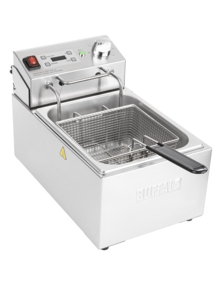 Friteuse électrique Buffalo 5L - 2,8kW, inox