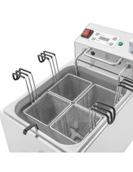 Cuiseur à pâtes Buffalo 8L - grande capacité inox
