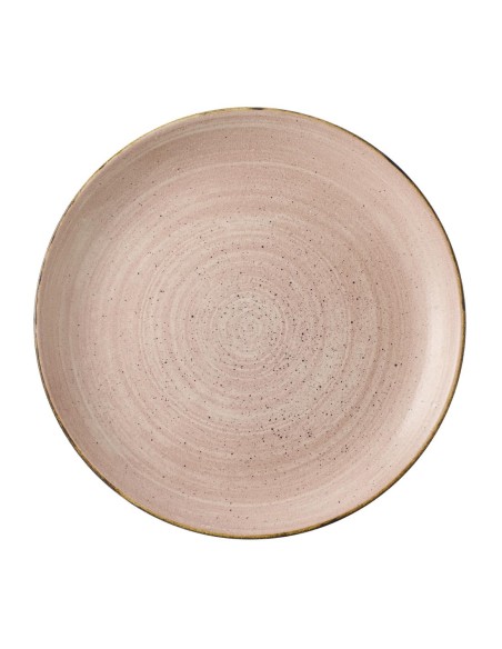 Assiettes Churchill Stonecast Raw Terracotta 286mm - Lot de 12