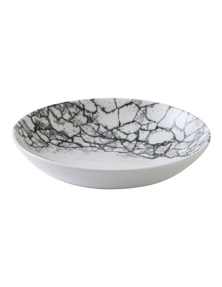 Assiettes rondes Churchill Kintsugi Quartz Black 248mm - Lot de 12