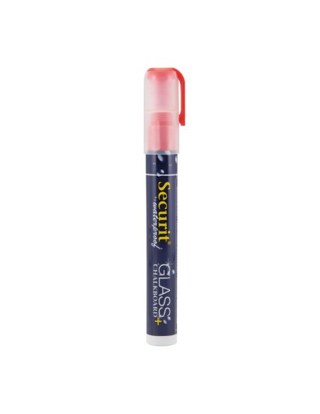 Marqueur craie waterproof Securit rouge 2-6mm