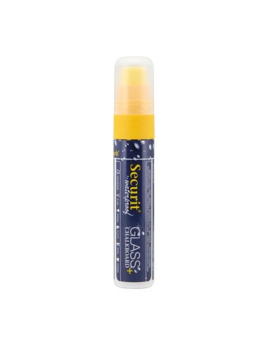 Marqueur craie waterproof Securit jaune 7-15mm