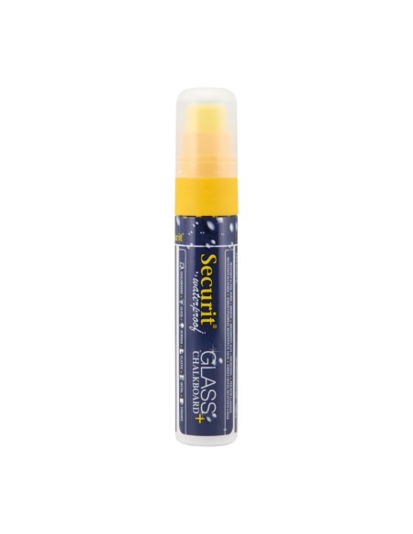 Marqueur craie waterproof Securit jaune 7-15mm