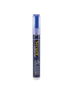 Marqueur craie waterproof Securit bleu 2-6mm 2