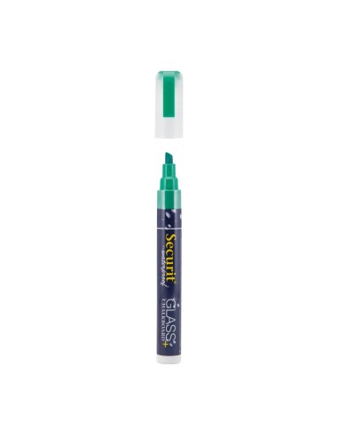 Marqueur craie waterproof Securit vert 2-6mm
