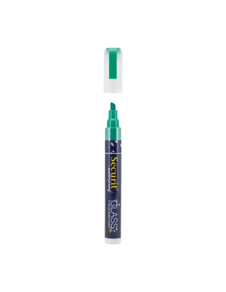 Marqueur craie waterproof Securit vert 2-6mm