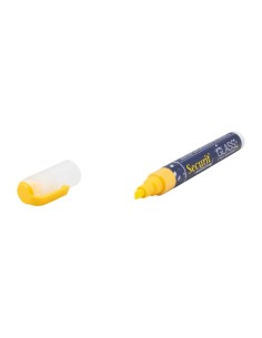 Marqueur craie waterproof Securit jaune 2-6mm 2
