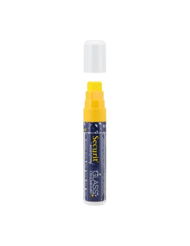 Marqueur craie waterproof Securit jaune 7-15mm