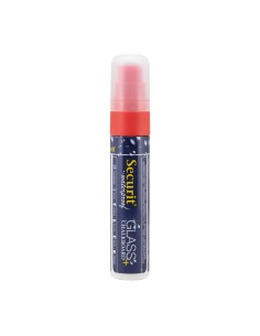 Marqueur craie waterproof Securit rouge 7-15mm
