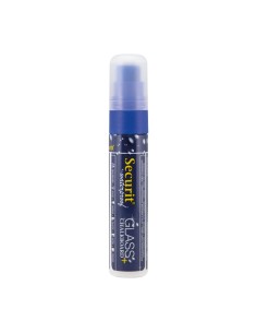 Marqueur craie waterproof Securit bleu 7-15mm - 100% résistant à la pluie