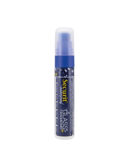 Marqueur craie waterproof Securit bleu 7-15mm - 100% résistant à la pluie