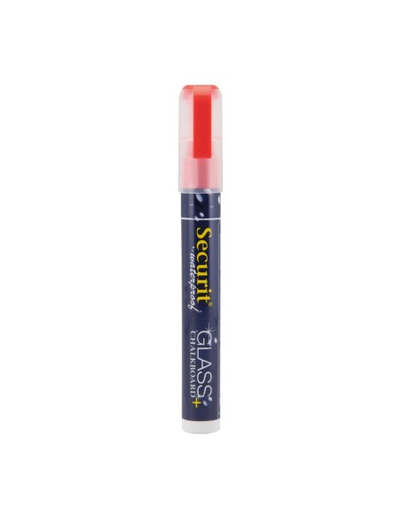Marqueur craie waterproof Securit rouge 2-6mm