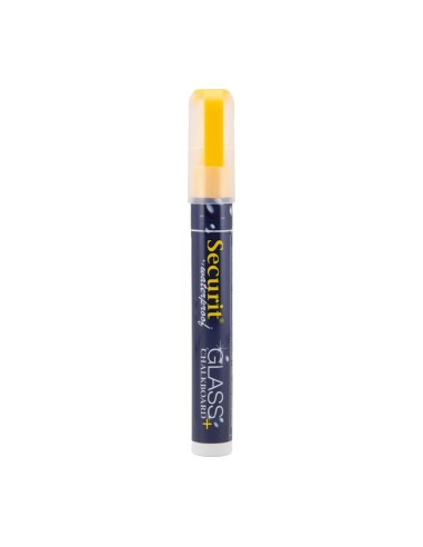 Marqueur craie waterproof Securit jaune 2-6mm