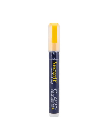 Marqueur craie waterproof Securit jaune 2-6mm