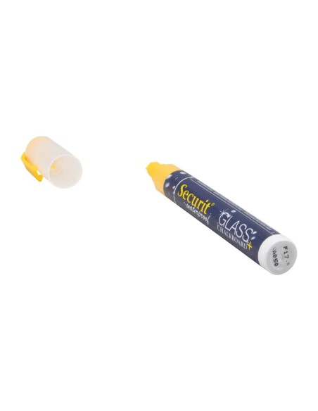 Marqueur craie waterproof Securit jaune 2-6mm