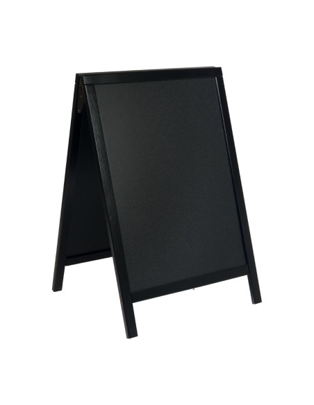 Petit panneau de trottoir Securit noir - 895x570 mm